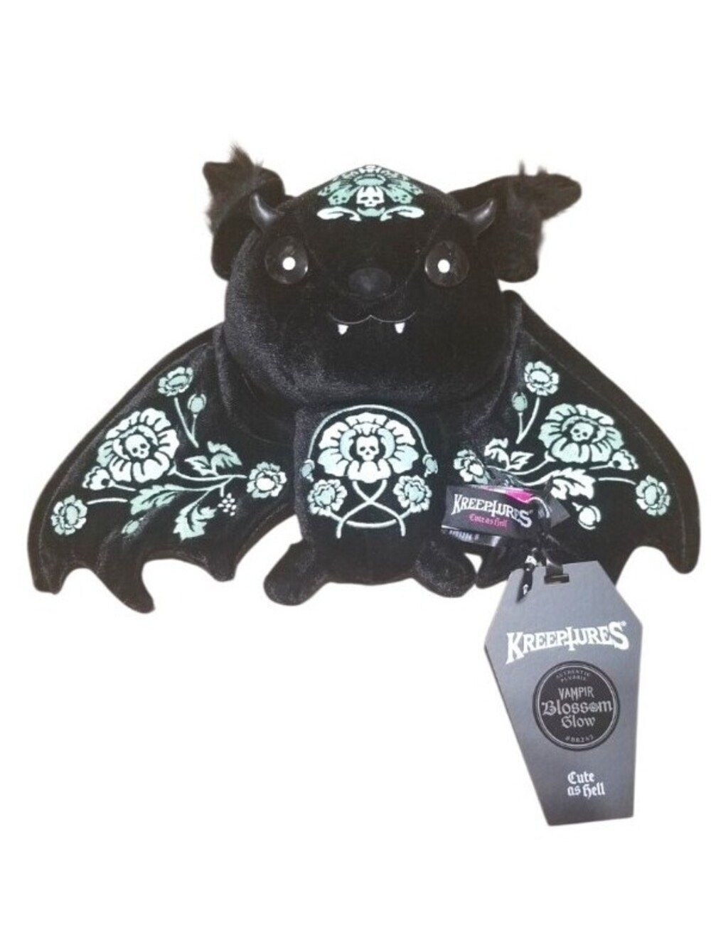 Killstar Kreeptures Vampir Blossom Glow In The Dark Bat Plush Limited Numbered